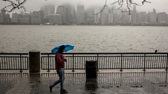 Parts of New York and Pennsylvania are getting heavy rain and thunderstorms