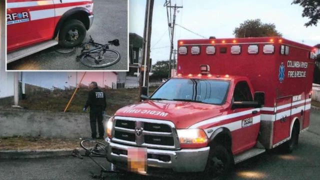 Ambulance Hits Cyclist Then Charges Him $1,800 For Trip To The Hospital