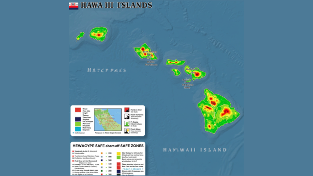 Safe Zones in Hawaii for Nuclear Emergency Preparedness