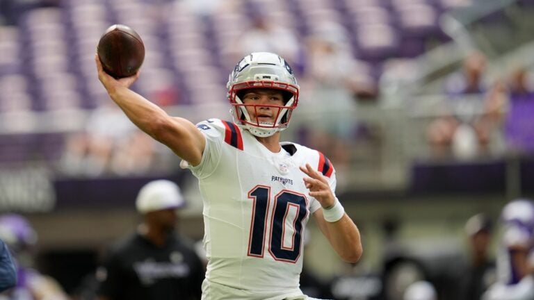 Josh McDaniels believes Drake Maye showed ‘a lot of growth’ in Patriots’ practices with Vikings