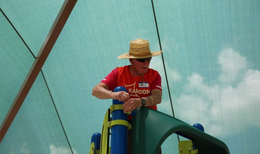 Fort Worth ISD volunteer helps build 14 elementary school playgrounds
