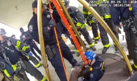 Construction Worker Falls 30 Feet Into Manhole in Washington Heights, Rescued by NYPD and FDNY