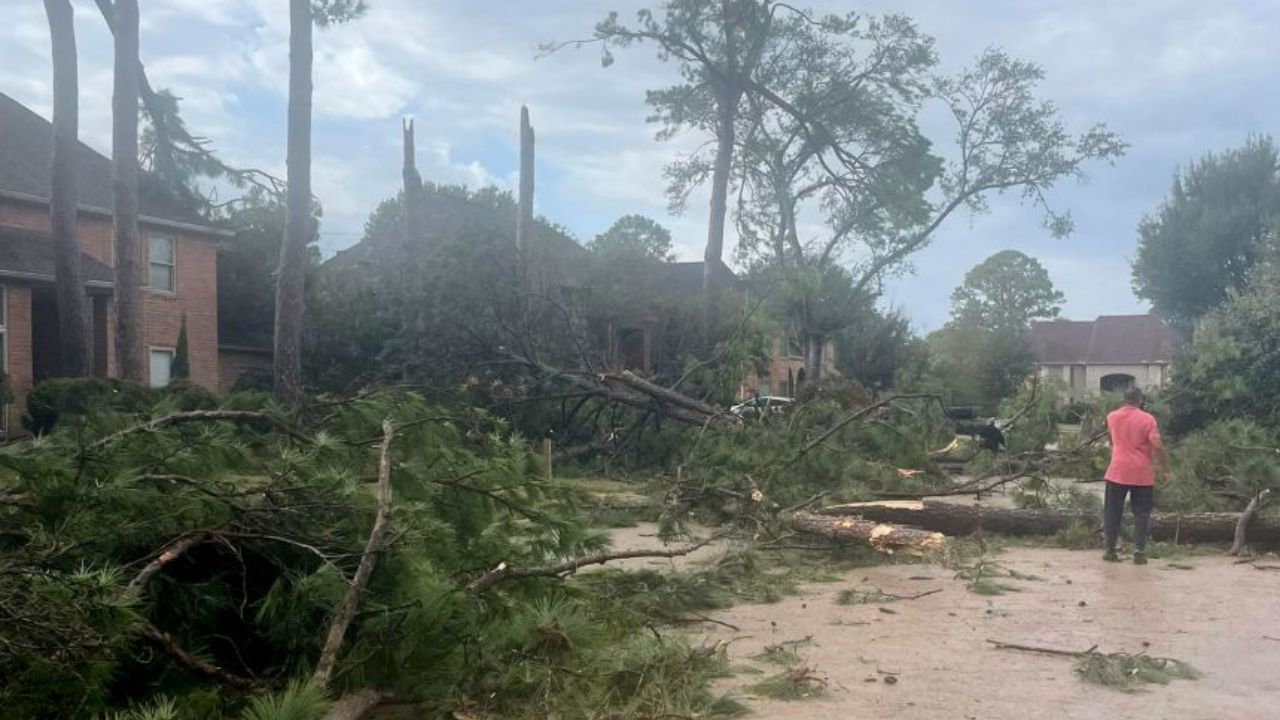 Tornado Strikes Near Houston, Texas: Multiple Homes Damaged and Power ...