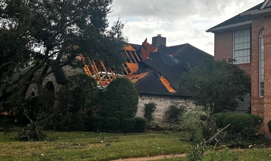 Tornado Strikes Near Houston, Texas: Multiple Homes Damaged and Power Lines Down