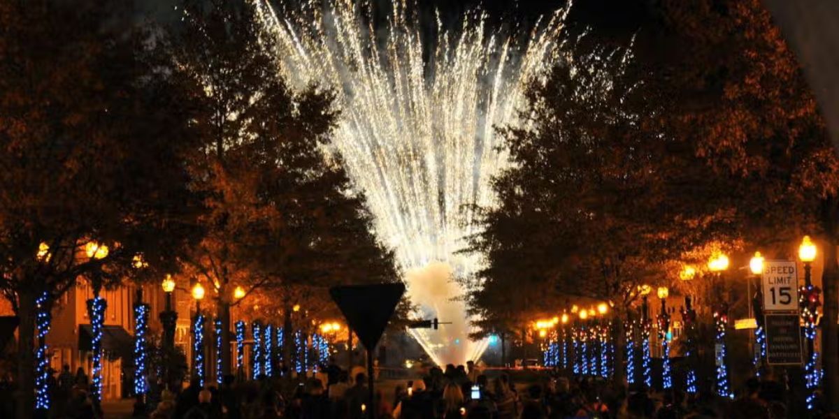 New Year's Celebration in Fayetteville Fireworks, Music & Community Gatherings