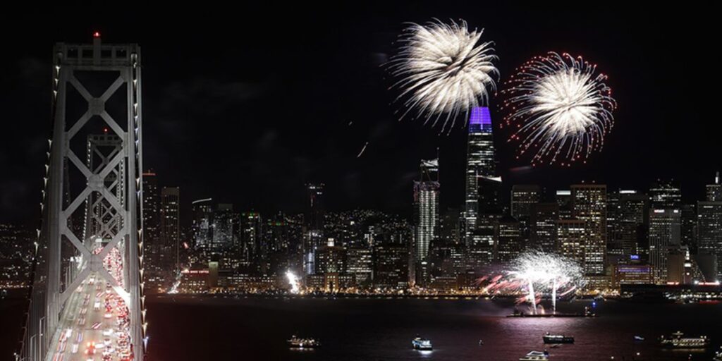 New Year’s Eve Fireworks California (2025) Full List of Places With Timings