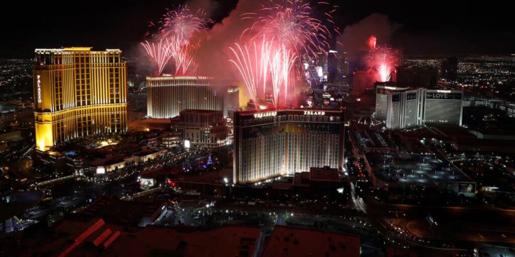 New Year’s Eve Fireworks Las Vegas (2025) Full list of Places with Timings (1)