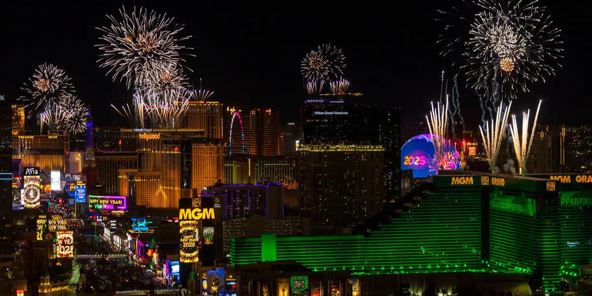 New Year’s Eve Fireworks Las Vegas (2025) Full list of Places with Timings