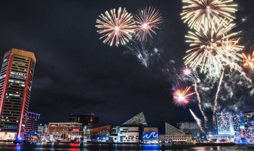 New Year’s Eve Fireworks Maryland (2025): Full List of Places With Timings
