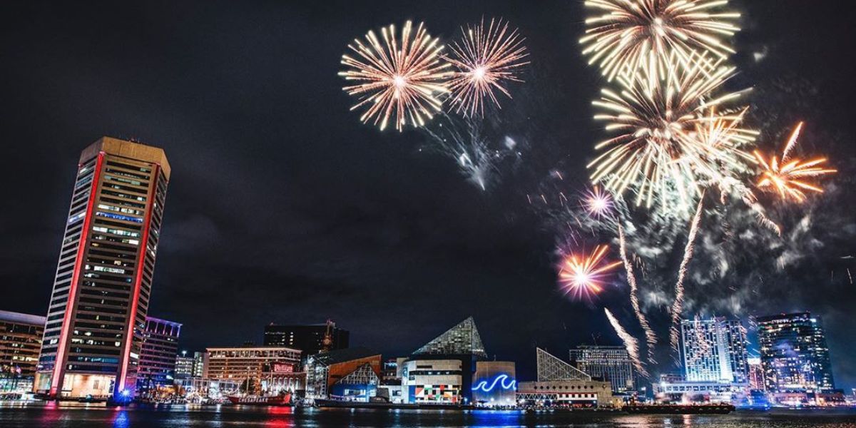 New Year’s Eve Fireworks Maryland (2025) Full List of Places With Timings