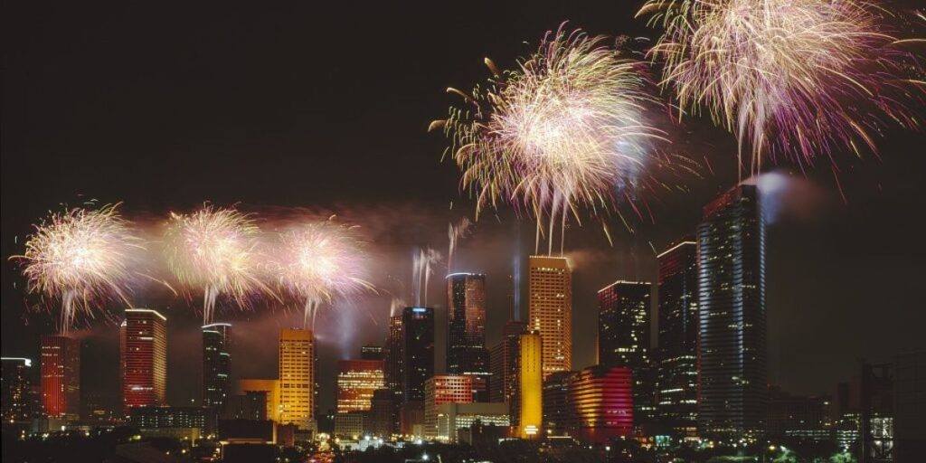 New Year’s Eve Fireworks Texas (2025) Full list of Places with Timings (1)