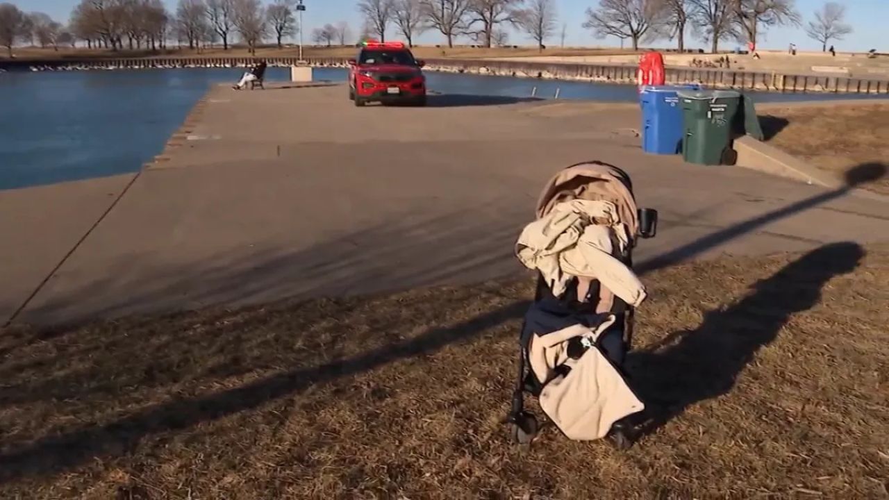 Baby Rescued After Powerful Wind Gust Blows Stroller Into Lake Michigan at Belmont Harbor