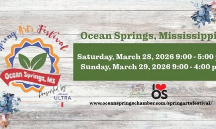 Downtown Spring Arts Festival in Ocean Springs 2026, Mississippi Dates, Location, Hours, and Event Highlights