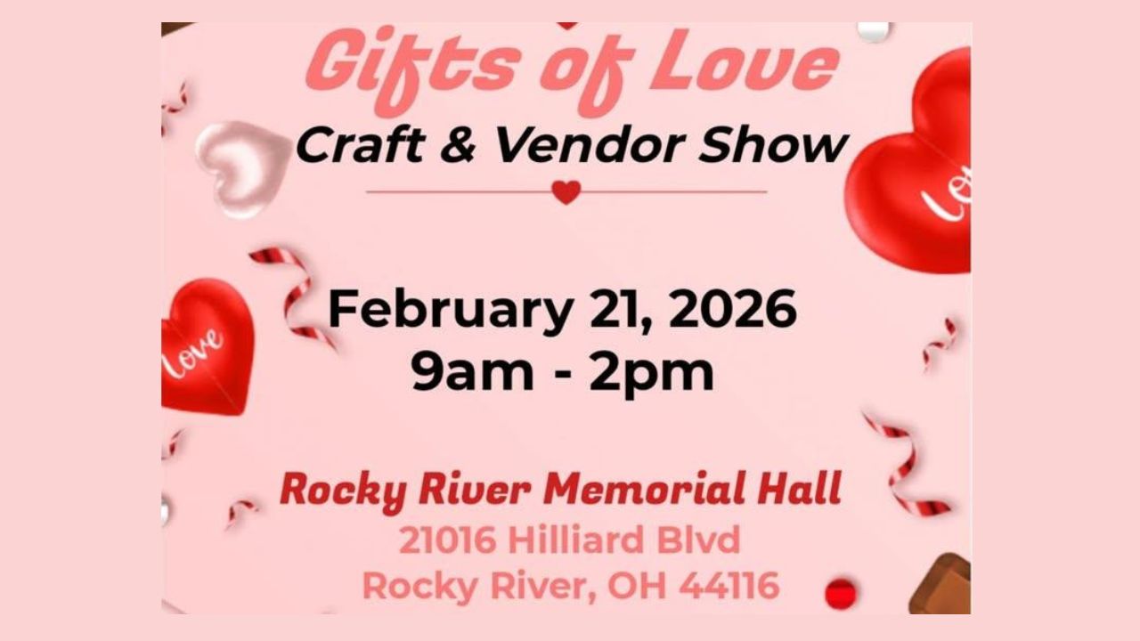 Rocky River Gifts of Love Craft and Vendor Show, Ohio 2026 Date, Location, Hours, and Event Highlights