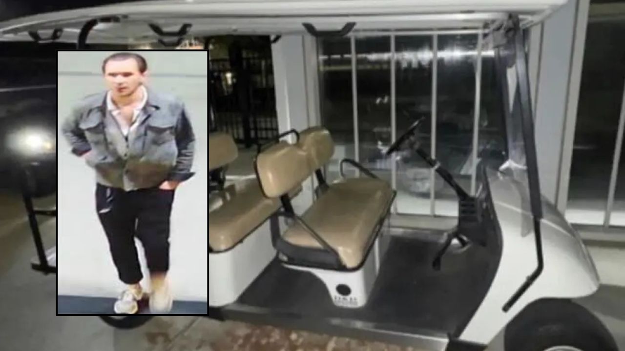 Slickly Dressed Thief Sought After $15K Golf Cart Stolen From Christian School