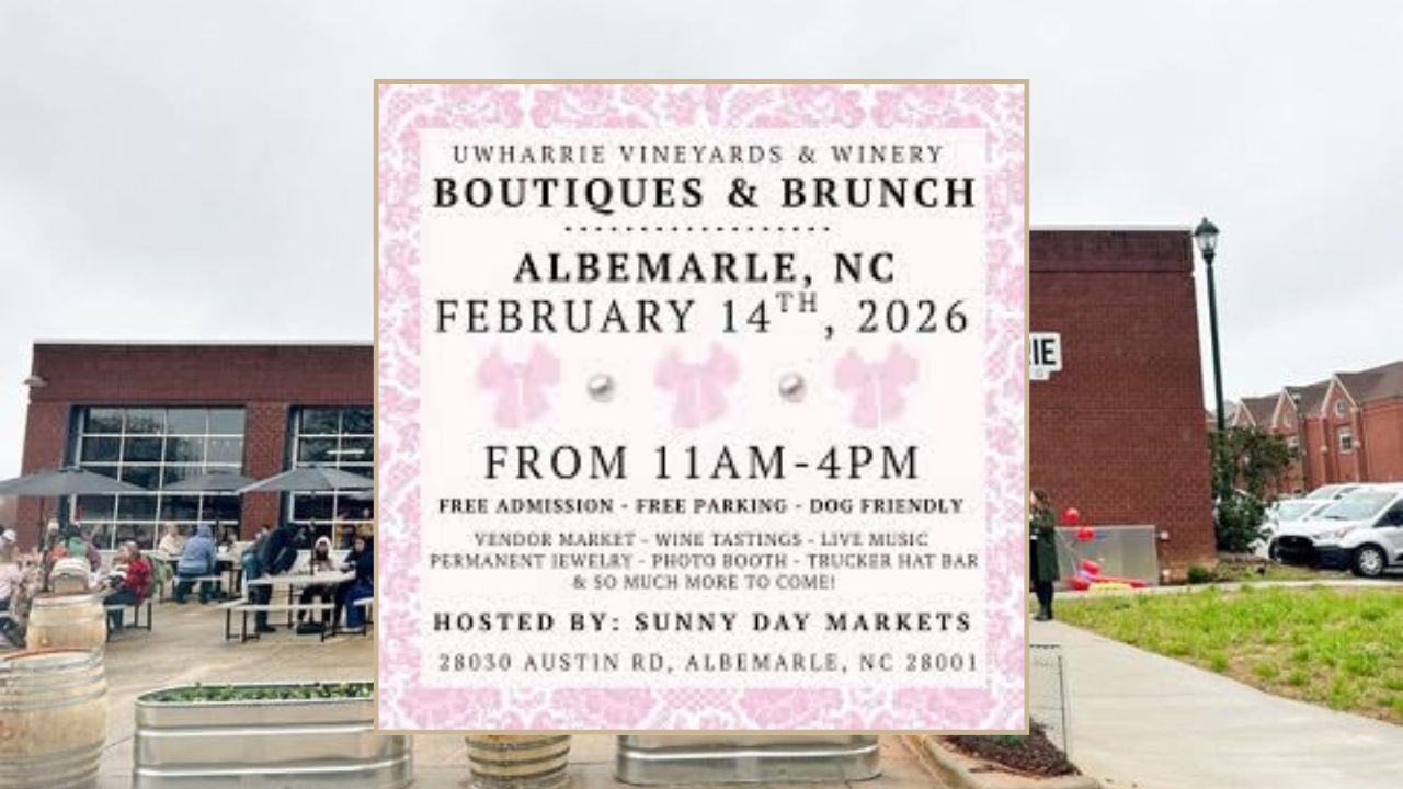 Uwharrie Boutiques and Brunch Albemarle, NC 2026 Date, Location, Hours, and Event Details