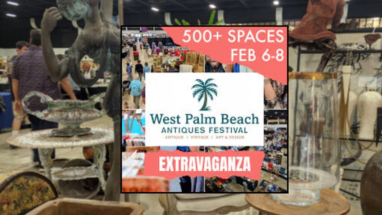 West Palm Beach Spring Antiques Festival, FL 2026 Event Dates, Vendors, Estate Jewelry & What to Expect