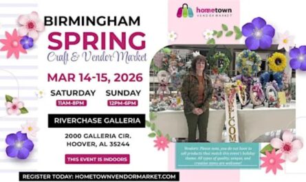 Birmingham Spring Craft and Vendor Market Returns in 2026 With Handmade Gifts, Local Vendors and Seasonal Finds