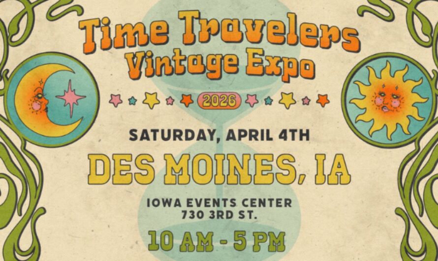 Des Moines Vintage Expo 2026 Brings Retro Fashion, Vinyl Records and Unique Finds to Iowa