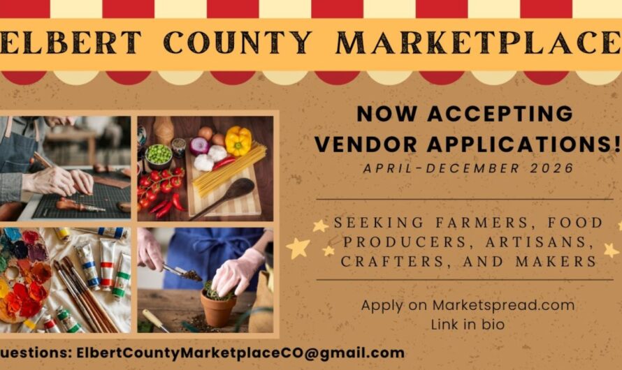 Elbert County Spring Marketplace 2026 Brings Local Vendors, Fresh Produce and Handmade Goods to Elizabeth