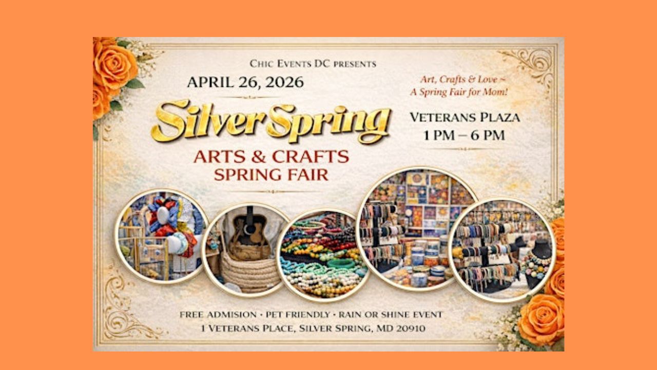 Silver Spring Mother’s Day Arts and Crafts Fair 2026 in Silver Spring, MD Dates, Location, Vendors, and What to Expect