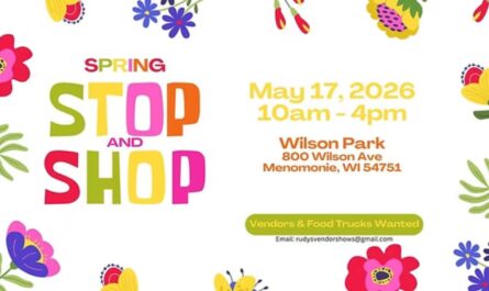 Menomonie Spring Stop and Shop Craft Show 2026 in Menomonie, WI: Dates, Location, Vendors, and What to Expect