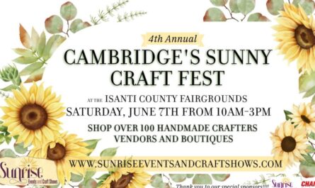 Cambridge Sunny Craft Fest 2026 in Cambridge, MN Dates, 100+ Handmade Vendors, Food Trucks, and What to Expect