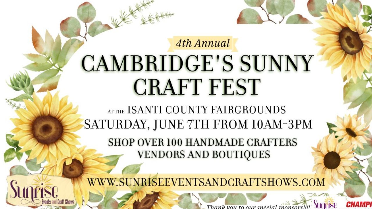 Cambridge Sunny Craft Fest 2026 in Cambridge, MN Dates, 100+ Handmade Vendors, Food Trucks, and What to Expect