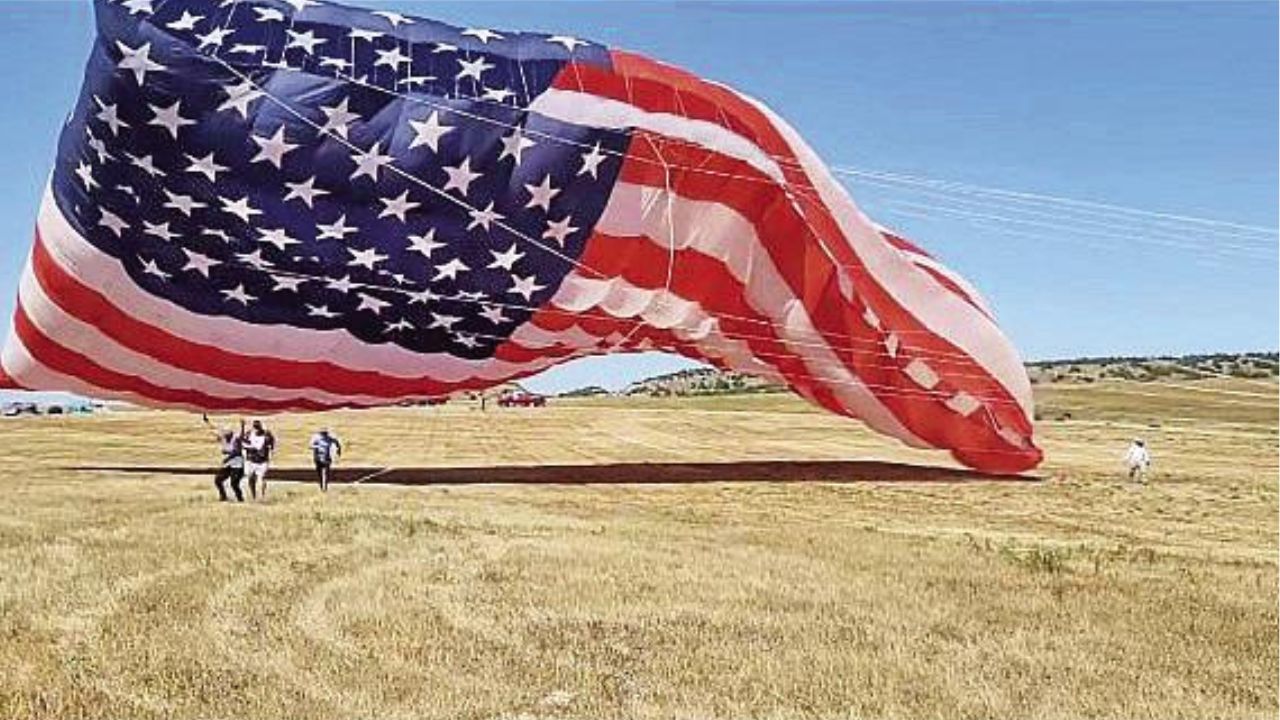 Giant 14,000-Square-Foot American Flag Kite to Soar During America’s 250th Birthday Celebrations
