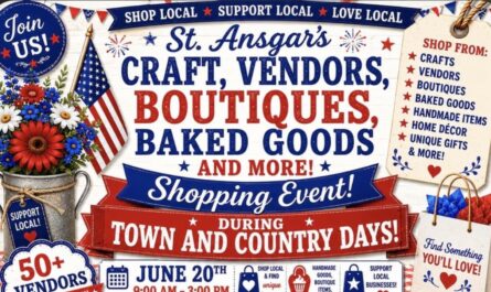 St. Ansgar Town and Country Days Craft, Vendor, Boutiques and More 2026 in Saint Ansgar, IA Dates, Local Shopping, and What to Expect