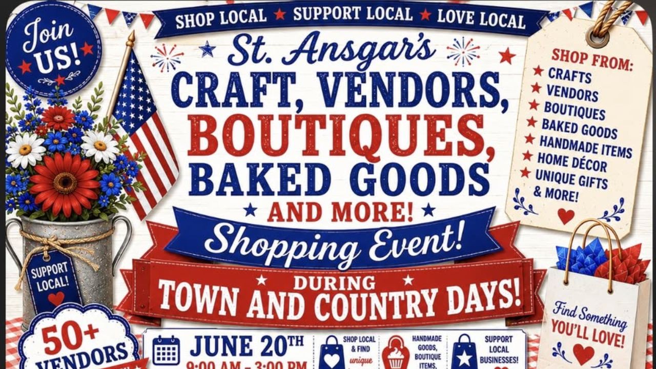 St. Ansgar Town and Country Days Craft, Vendor, Boutiques and More 2026 in Saint Ansgar, IA Dates, Local Shopping, and What to Expect