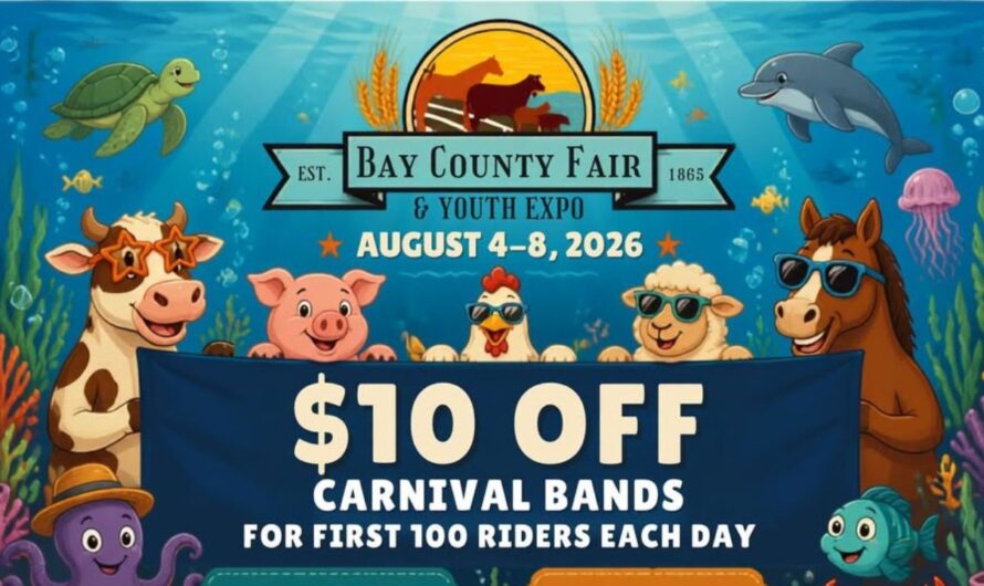 Bay County Fair and Youth Exposition 2026 in Bay City, MI: Dates, Fairgrounds, Livestock Shows, Rodeo, and Family Fun