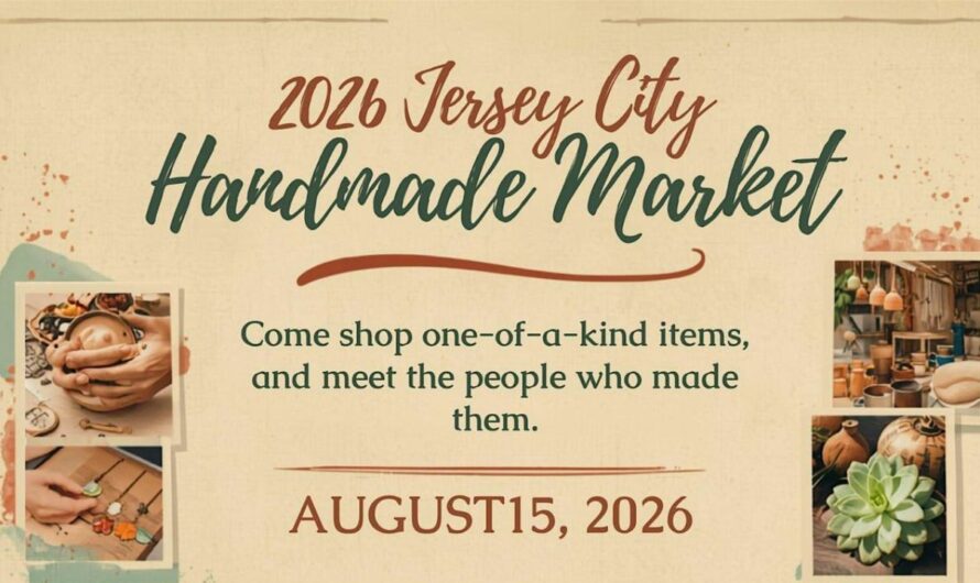 Jersey City Saturday Handmade Market 2026 in Jersey City, NJ: Date, Location, Local Artists, and Event Details