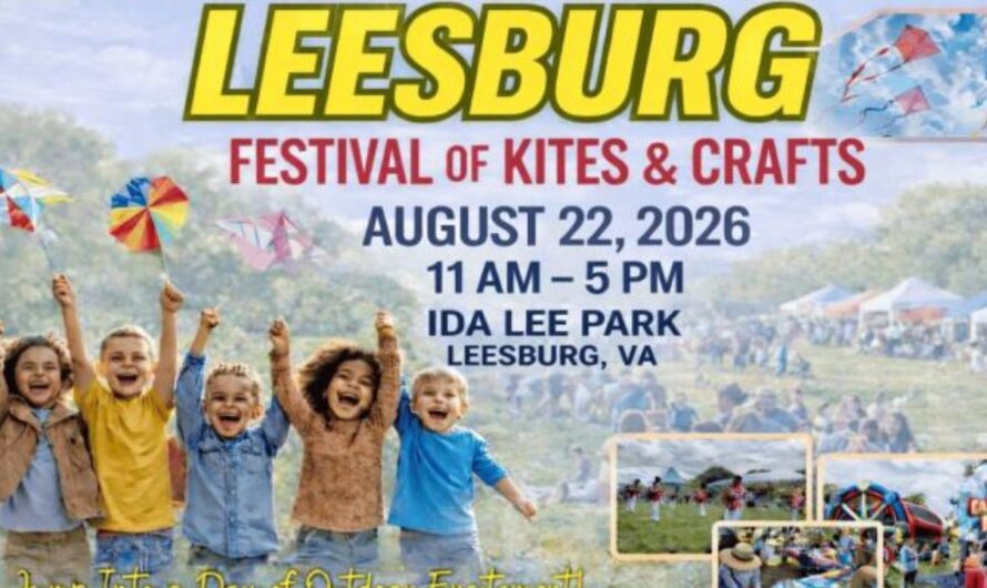 Leesburg Festival of Kites and Crafts 2026 in Leesburg, VA: Date, Location, Kites, Crafts, and Event Details