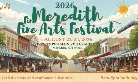 Meredith Fine Arts and Crafts Festival 2026 in Meredith, NH Dates, Location, Juried Artists, Handmade Crafts, and Event Details