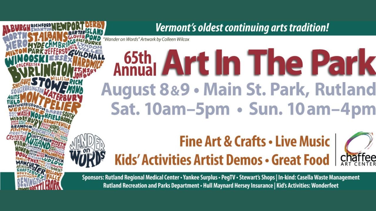 Rutland Summer Art in the Park Festival 2026 in Rutland, VT Dates, Location, Art Exhibits, Live Entertainment, and Event Details