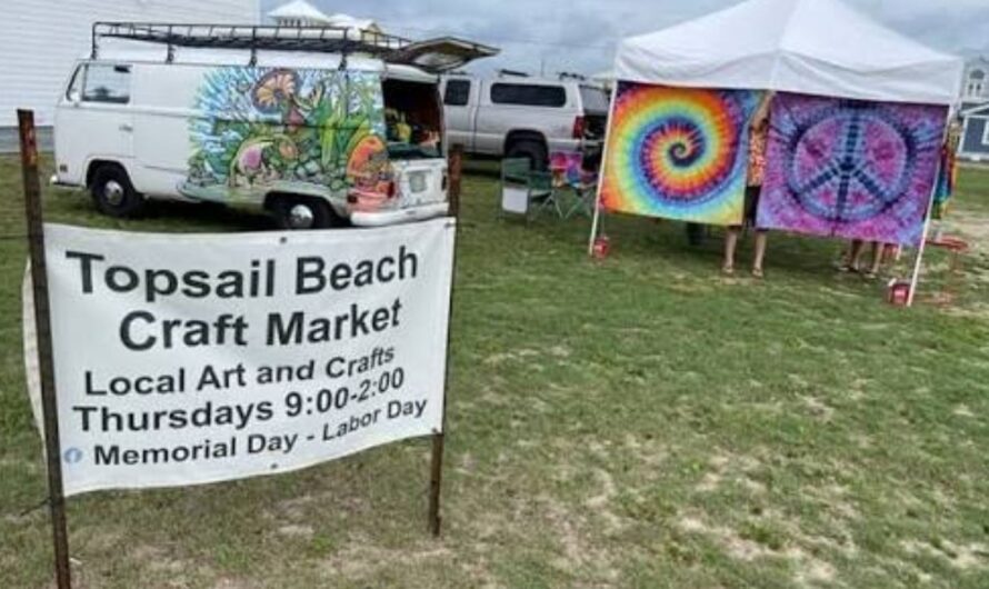 Topsail Beach End of Summer Craft Market 2026 in Topsail Beach, NC: Date, Location, Handmade Crafts, and Event Details