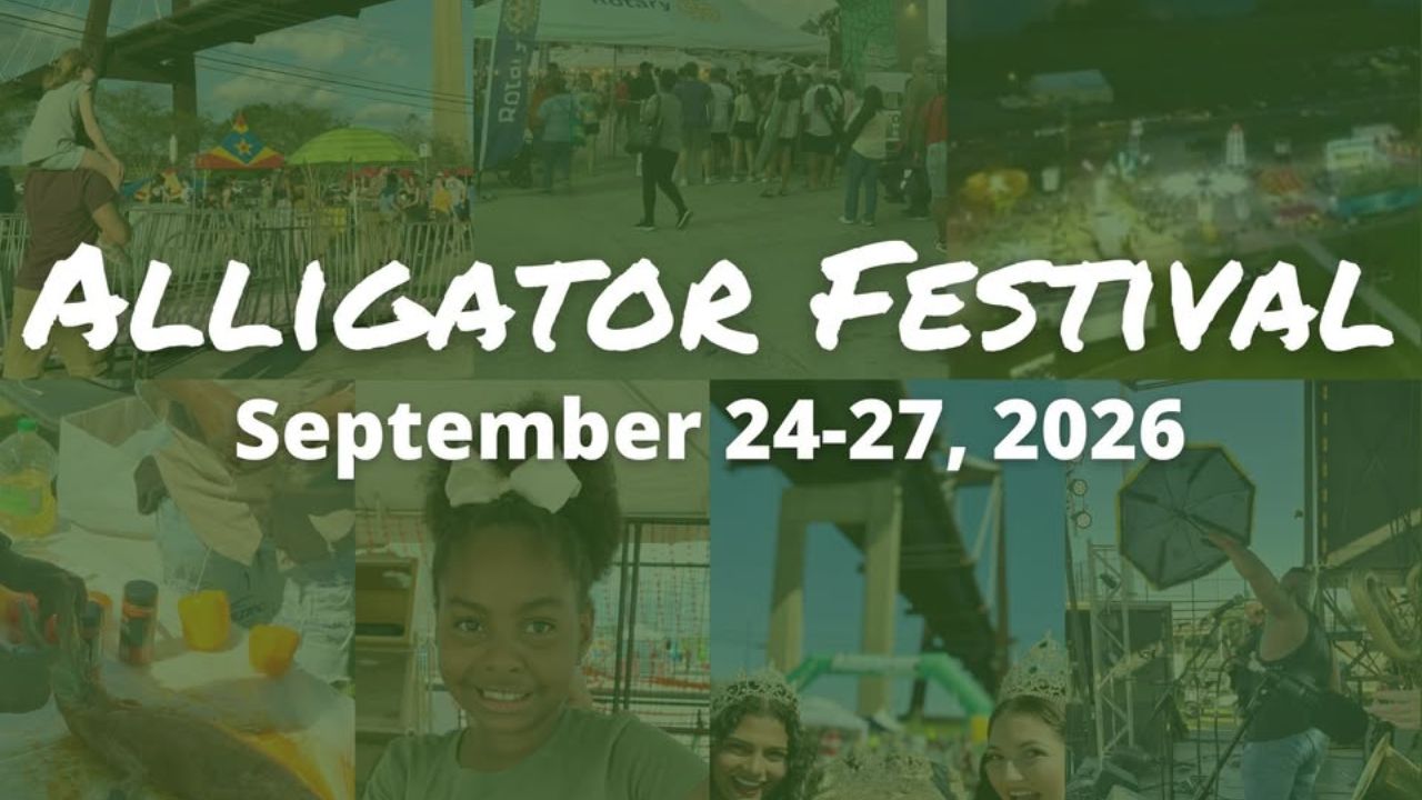 Alligator Festival 2026 in Luling, LA Dates, Venue, Live Alligators, Carnival Rides, and Cajun Food