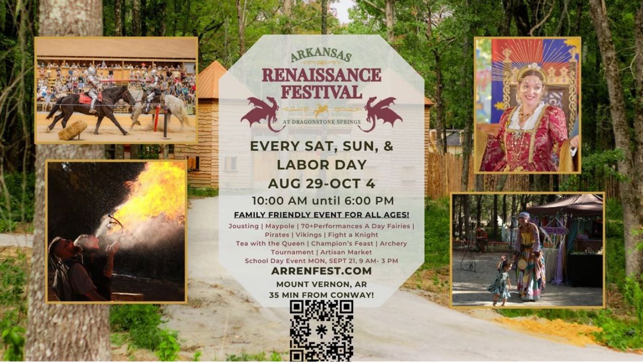 Arkansas Weekend Renaissance Festival 2026 in Mount Vernon, AR Dates, Location, Medieval Attractions, and Event Details