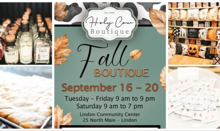 Lindon Fall Boutique 2026 in Lindon, UT: Dates, Venue, Shopping, and Event Details