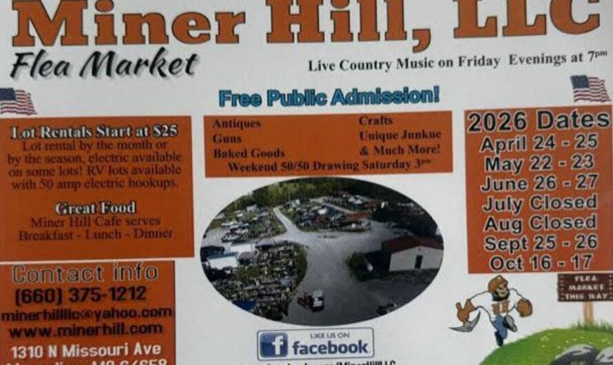 Miner Hill Fall Flea Market 2026 in Marceline, MO: Dates, Location, Antiques, Crafts, and What to Expect