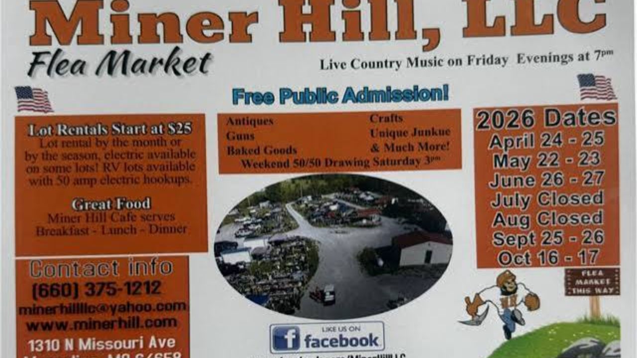 Miner Hill Fall Flea Market 2026 in Marceline, MO Dates, Location, Antiques, Crafts, and What to Expect