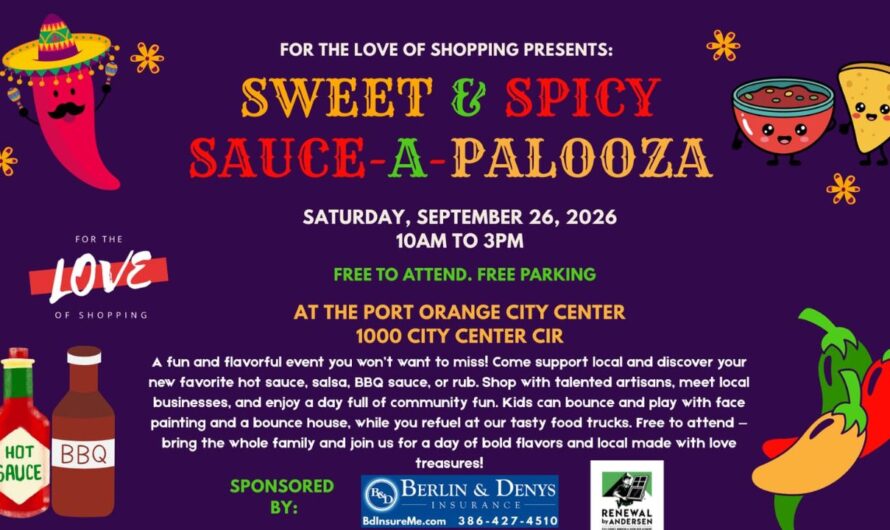 Sweet and Spicy Sauce-A-Palooza 2026 in Port Orange, FL: Date, Location, Food Vendors, and Event Highlights