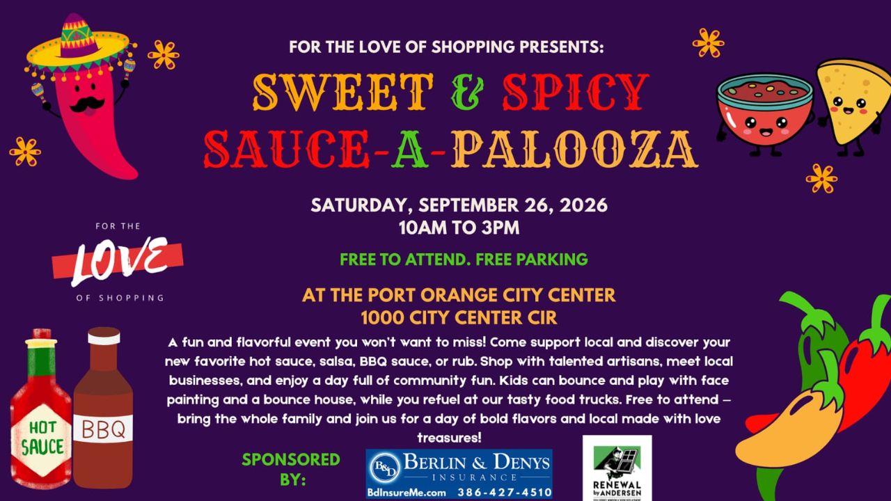 Sweet and Spicy Sauce-A-Palooza 2026 in Port Orange, FL Date, Location, Food Vendors, and Event Highlights
