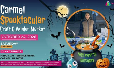Carmel Spooktacular Craft and Vendor Market 2026 in Carmel, IN Date, Hours, Vendors, and What to Expect