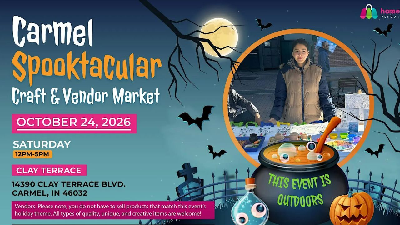 Carmel Spooktacular Craft and Vendor Market 2026 in Carmel, IN Date, Hours, Vendors, and What to Expect